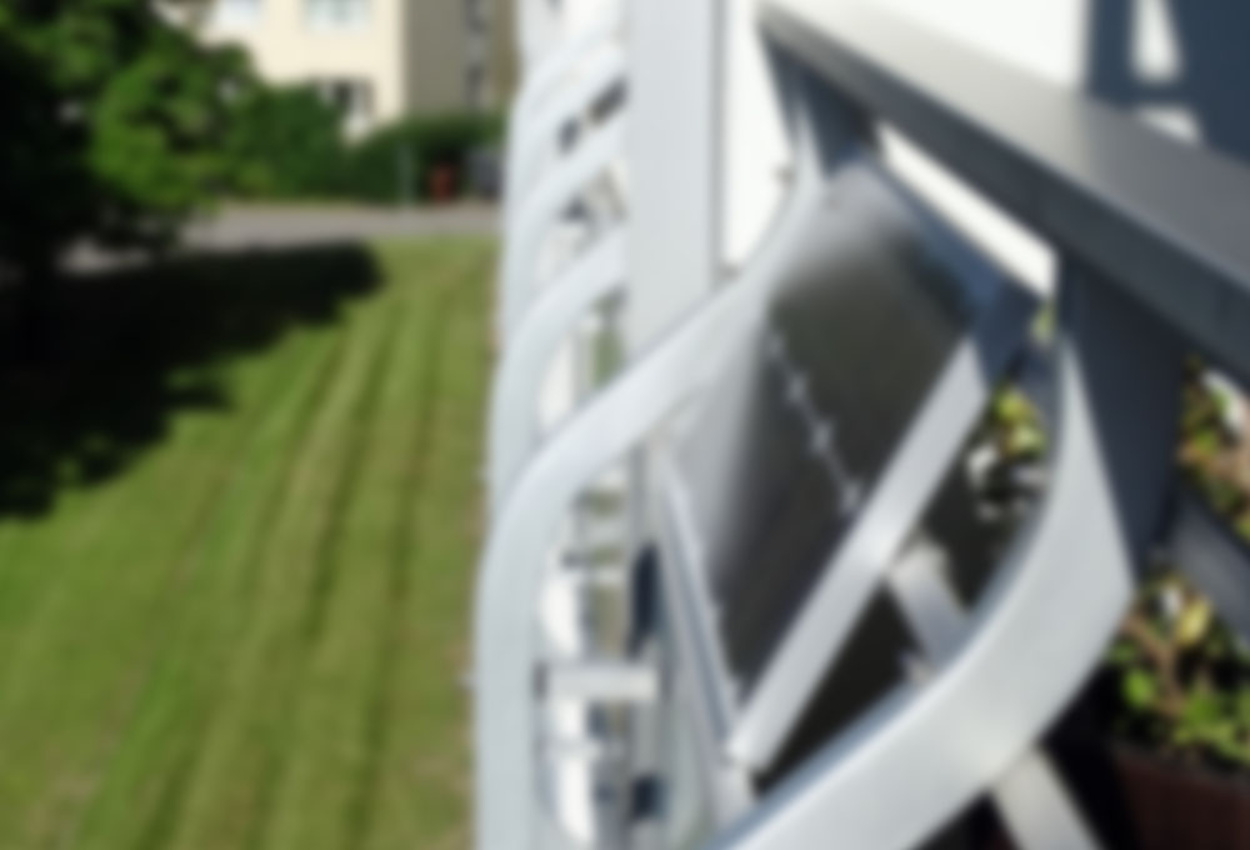 Balkon­kraftwerk bei Elektro Rath GmbH in Grafenrheinfeld